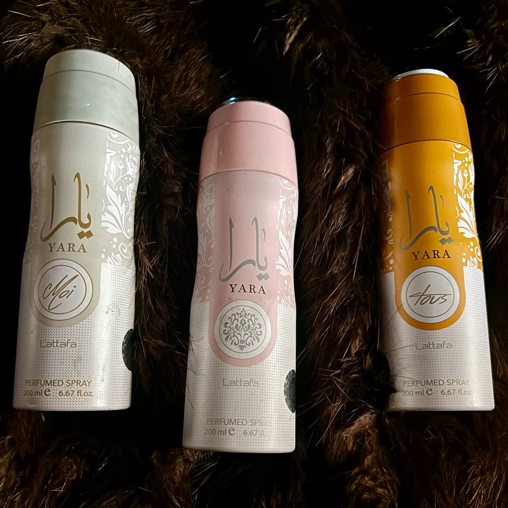 YARA Body ‘Deodorant’ / OG Pink, Moi and Tous —3-Pack Bundle (NWOB)
